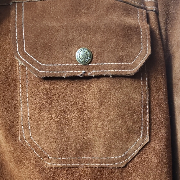 JCPenney Tan Shearling Lined Military Jacket Stranger Things Billy Malboro Man - Picture 6 of 15